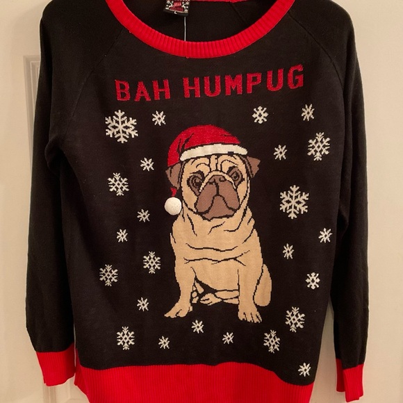 Bah Humpug Holiday / Ugly Christmas Sweater - New - Size XL - Picture 3 of 8